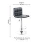 Imagem de Kit Banqueta Bar com Encosto Stool Comfort