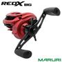 Imagem de Kit Barato Carretilha Red X Big Game Drag 8Kg + Vara De 1,70mts Linha Max force 0,30