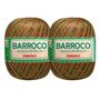 Imagem de Kit Barbante Linha Fio Barroco Maxcolor Natalino Brilho Circulo 6 - 216m/200g