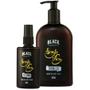 Imagem de Kit Barbear Shaving Gel + Pós Barba Spray Single Ron Black Barts