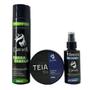 Imagem de KIT Barbearia Shampoo Anti-Caspas + Tônico + Teia Cavier 