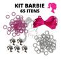 Imagem de Kit Barbie Tranças Argola E Pingentes Trança Nagô Box Braids