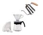 Imagem de Kit Barista Profissional Hario V60 + Chaleira Inox Original