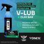 Imagem de Kit Barra Descontaminante Clay Bar V-BAR 50g +  Vlub 500 ml Vonixx