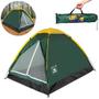 Imagem de Kit Barraca Camping Igloo para 2 Pessoas + Colchao Solteiro com Inflador