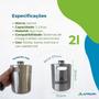 Imagem de Kit barril 2 l mini keg com torneira e 4 capsulas de co2