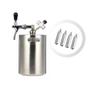 Imagem de Kit barril 2 l mini keg com torneira e 4 capsulas de co2