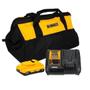 Imagem de Kit Bateria 20v 4ah Compacta + Carregador Rapido DCB115 Bivolt + Bolsa Dewalt