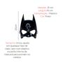 Imagem de Kit Batman Luva Capa e Mascara Fantasia Halloween Carnaval
