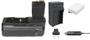 Imagem de Kit Battery Grip BG-E8 + 1 bateria LP-E8 + carregador para Canon EOS T2i, T3i, T4i e T5i