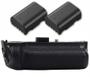 Imagem de Kit Battery Grip DMW-BGGH5 para Panasonic DMC-GH5 + 2 baterias + 1 Carregador