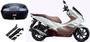 Imagem de Kit Bau Givi E450Nt + Suporte Givi Sr1190 P Honda Pcx 150