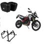 Imagem de Kit Bau Lateral Givi E21N+Suporte Givi Pl690 P Bmw F800 Gs