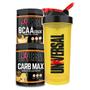 Imagem de Kit BCAA Stack 250g + Carb Max 600g + Coqueteleira 600ml - Universal