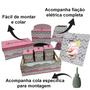 Imagem de Kit Bebe Com Trio De Quadrinhos Decoração Safari Enfeite Mdf