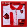 Imagem de Kit Bebê Flamengo Saída de Maternidade Com 3 Peças Oficial
