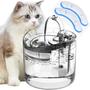 Imagem de KIT Bebedouro Inteligente Gato C/ Sensor Automático Circulação Fonte  Água Pet Cão + 02 Filtros Extras