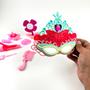 Imagem de Kit beleza infantil Brinquedo Princesas Baile de máscara