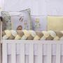 Imagem de Kit berço trança quarto do bebê padrão/americano completo 12 peças - coleção menino