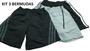 Imagem de kit Bermuda Shorts Maculino - 38 ao 44 Tactel, Academia, Esporte, Casual