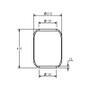 Imagem de Kit Bexiga Suspensor Pneumatico Iveco Inbus Sicca Mb 131x290