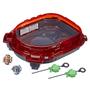 Imagem de Kit Beyblade Burst Turbo Slingshock - Com Trilhos e Corrida Acelerada