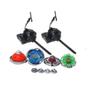 Imagem de Kit Beyblade Metal Led 5D + Lançador + Arena - 4 Tornado