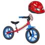 Imagem de Kit Bicicleta Balance Infantil Spider Man Aro 12 E Capacete