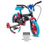 Imagem de Kit Bicicleta Infantil Sonic Aro 12 Preto E ul E Capacete