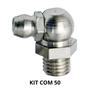 Kit Bico Graxeira Engraxadeira 90º 8mm Uso Geral - 50 Peças - STORE AUTO Imagem de Kit Bico Graxeira Engraxadeira 90º 8mm Uso Geral - 50 Peças