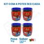 Imagem de Kit Bifinho para Cães Super Premium Sabor Carne e Leite Pote 1Kg com 4 un Amiguitos