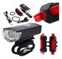 Imagem de Kit Bike Farol Frontal e Traseiro Ultra Led Usb Recarregável