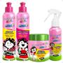 Imagem de Kit Bio Extratus Kids A Turma do Maluquinho Cacheado: Shampoo, Condicionador, Máscara e Spray
