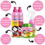 Imagem de Kit Bio Extratus Kids A Turma do Maluquinho Cacheado: Shampoo, Condicionador, Máscara e Spray