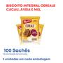 Imagem de Kit biscoito integral cereale cacau aveia e mel  100 sachês