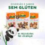Imagem de Kit Biscoito Sem Lactose Leite com Morango - Panda Kids Natural Life 3 Unidades 100g
