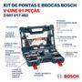 Imagem de Kit Bits/Brocas 91Pcs V-Line Bosch