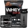 Imagem de Kit Black Skull Whey Protein TURBO Concentrado 907g+ Creatina Monohidratada Turbo 150g+ Coqueteleira