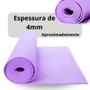 Imagem de Kit Bloco de Apoio para Yoga em Eva Rosa Liveup + Colchonete Tapete para Yoga Ginastica Eva Roxo  Liveup Sports 