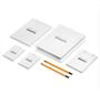 Imagem de Kit Bloco Notas Sketchbook Rhodia The Essential Box Branco