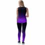 Imagem de Kit Blusa Feminina Regata Fitness Dry Academia Legging Cós Alto Treino Skinny Grossa