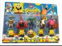 Imagem de Kit Bob Esponja 10 Bonecos Molusco Patrick Plankton 7 CM
