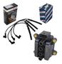 Imagem de Kit Bobina E Cabo De Vela Sandero Logan Clio 1.0 16v Bosch F00099C602 / 0986221046