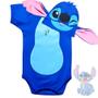 Imagem de Kit Body Bebê Temático de Algodão Lilo & Stitch Com Touca Para Mesversário