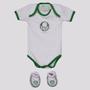 Imagem de Kit Body Palmeiras Torcida Infantil Branco