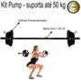 Imagem de Kit Body Pump - Barra + 10 Kg De Anilhas Emborrachadas