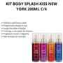 Imagem de Kit Body Splash Kiss New York 200Ml C/4