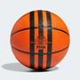 Imagem de Kit Bola Basquete Adidas 3-Stripes Rubber X3 + Bomba de Ar Preta