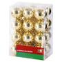 Imagem de Kit Bola de Natal Brilho Dourado 2cm com 24 Unidades Dear Santa