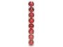 Imagem de Kit Bola de Natal Vermelho 8cm 8 Unidades Cromus
